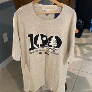 NWT Champion Gray Bemidji State University 100 Years Men's XL Long Sleeve Shirt